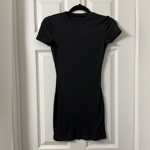 Black body con t-shirt mini dress women’s size XS